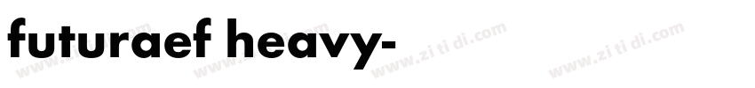 futuraef heavy字体转换